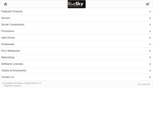 Tablet Screenshot of blueskycp.com